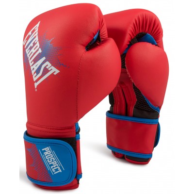 Перчатки боксёрские детские EVERLAST PROSPECT PU P00001644 8 унций Красный